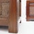 Vintage Planters in Wood and Woven Cane Panels, 1970s, Set of 2 For Sale - Image 4 of 14