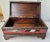 Mid 20th Century Middle Eastern Kilim Upholstered Stained Pine Table Chest For Sale - Image 5 of 7