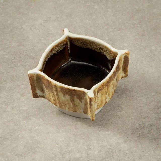 Mid-Century Modern Square Ikebana Vase from Yamasan, Japan, 1960s For Sale - Image 3 of 6