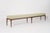 Linear Bench in Natural Walnut Series 96 by Stamford Modern For Sale - Image 4 of 18