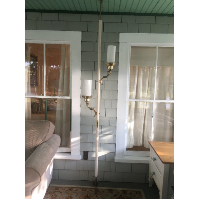 Metal Mid 19th Century Stiffel Tension Pole Light For Sale - Image 7 of 7