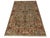 This Sultanabad style area rug has a soft gray field filled with flowering vines, palmettes, and small blossoms. Rust red,...