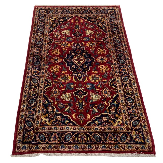 Keshan rug | Size: 165 x 100 cm | Knot density: 150,000 – 300,000 knots/m² | Material: High-quality sheep's wool and...