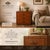 Not Yet Made - Made To Order Luxury Tan Leather 3 Drawer Console, Handmade Leather Chest of Drawers, Vintage Trunk Style Nightstand, Brass Studded Storage Cabinet For Sale - Image 5 of 12