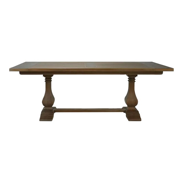 Timeless Trestle Dining Table For Sale
