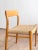 Beige Set of Mid-Century Modern Danish Model 75 Chairs in Oak by Niels O. Møller for J.L. Mollers Møbelfabrik, 1950s For Sale - Image 8 of 18
