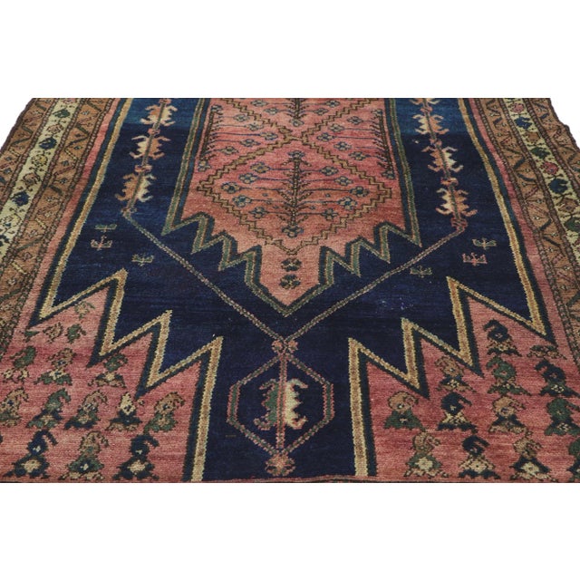Early 20th Century Antique Persian Malayer Rug, 03'06 X 06'11 For Sale - Image 9 of 10