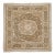 Decorative Neutral Tan Suzani Tribal Textile 4' X 4'9'' For Sale