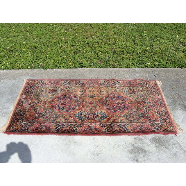 Vintage Mid-Century Karastan Kirman Wool Area Rug - 2′2″ × ... (640 x 640 Pixel)