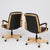 Vintage Chairs with Oak Frame and Black Leather by Albert Stoll for Stoll Giroflex, 1980s, Set of 2 For Sale - Image 4 of 8