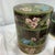 Black Vintage Chinese Cloisonné Trinket Box Trio – Black Enamel & Floral For Sale - Image 8 of 9