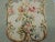 Traditional Vintage Pink and Green Aubusson Tapestry Chair Back Cover For Sale - Image 3 of 4