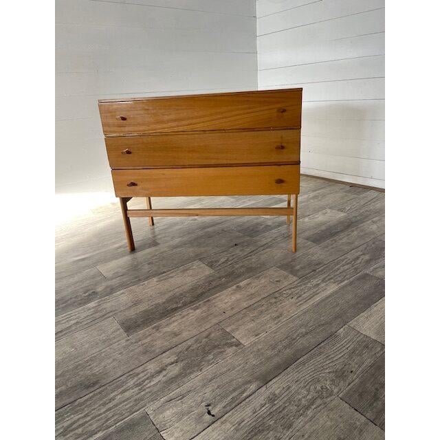 Vintage Three Drawer Chest of Drawers by Jitona, 1970 For Sale - Image 6 of 6
