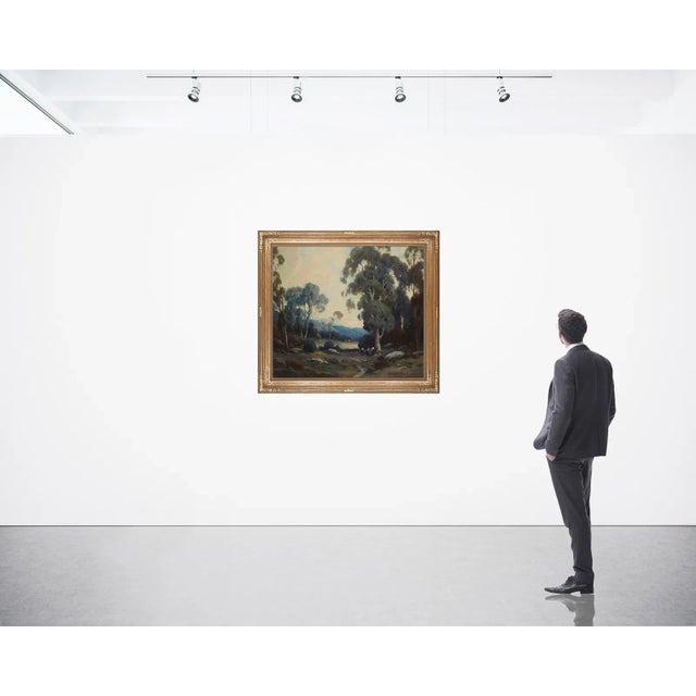 Impressionist Landscape Painting by Alexis M. Podchernikoff For Sale - Image 4 of 4