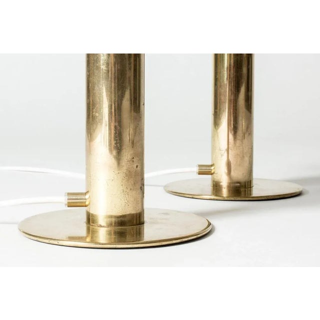 Gold Modernist Table Lamps by Hans-Agne Jakobsson, 1960s For Sale - Image 8 of 10
