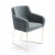 Contemporary Croix Chair with Arms by Mambo Unlimited Ideas For Sale - Image 3 of 12
