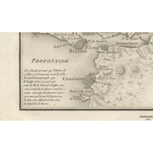 Ancient Bosphorus and Byzantium Map from Ambroise Tardieu, 1825 For Sale - Image 6 of 10