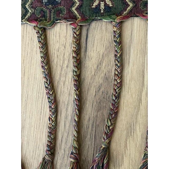 Textile Antique American Brocade Tapestry Throw Textile For Sale - Image 7 of 9