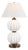 Irena White Sphere Table Lamp For Sale