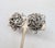 Mid-Century Modern Vintage Signed Napier "Golden Fern" Rhodium Plated Clip Earrings, 1966 For Sale - Image 3 of 8