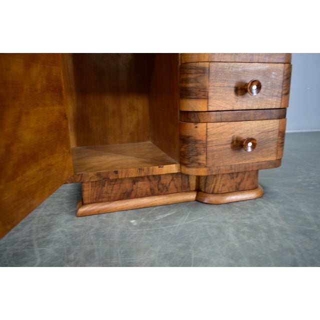 Art Deco Bedside Tables, Former Czechoslovakia, 1930s, Set of 2 For Sale - Image 11 of 18