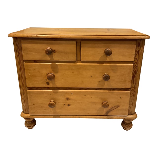 19th Century English Pine Chest of Drawers 019 Chairish