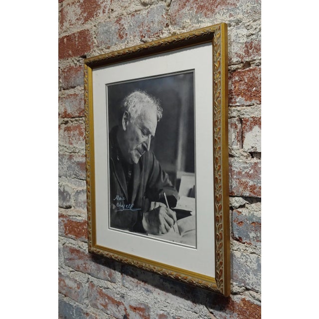 1960s Portrait of Marc Chagall - Original 8x10 Photograph -Signed -C1960s For Sale - Image 5 of 7
