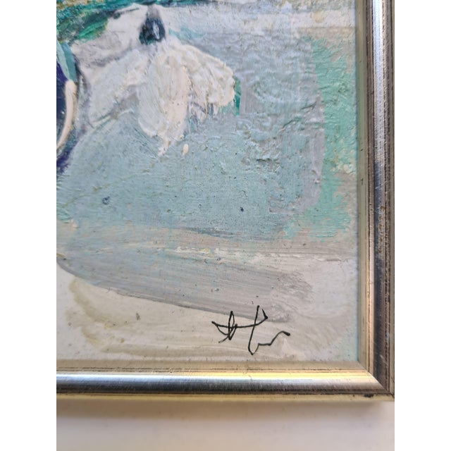 Snowdrops Still Life, 1990s, Oil on Board, Framed For Sale - Image 6 of 9