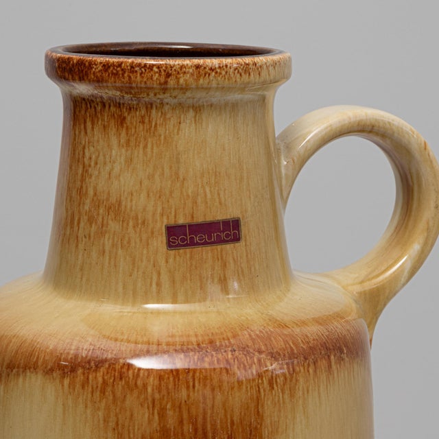 20th Century German 'W. Germany' Ceramic Vase For Sale - Image 11 of 18