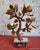 Metal Vintage Chinese Cloisonné Guilloche Enamel Bonsai Tree in Decorative Brass Pot For Sale - Image 7 of 9