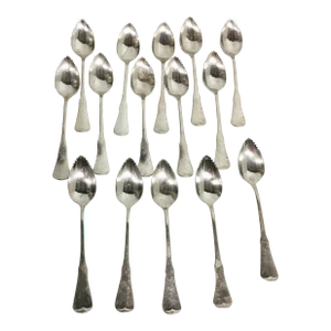 2000s Oneida Community Stainless Grapefruit Spoons - Set of 15