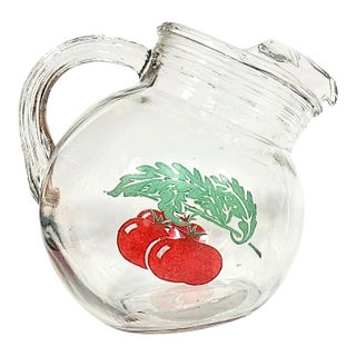 Mid Century Tomato Pitcher For Sale