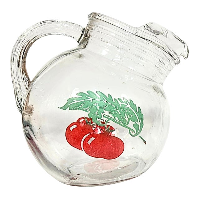 Mid Century Tomato Pitcher For Sale
