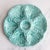 Ceramic Vintage French Gien Turquoise Majolica Oyster Plate For Sale - Image 7 of 7