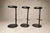 Ricardo Fasanello “Ciranda” Bar Stools in Black Carbon Steel and Original Leather, Set of Three, Brazil, 1986 For Sale - Image 10 of 18