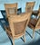 Wood 1950s Georgian Style Cane Backed Dining Chairs Set of 6 For Sale - Image 7 of 11