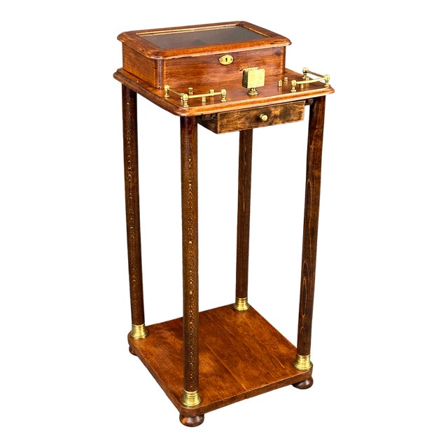 Brown Cigar Table, 1920s For Sale