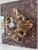 Wood Antiqued Hand-Made Convex Mirror Architectural Fragment in Acrylic Case For Sale - Image 7 of 12