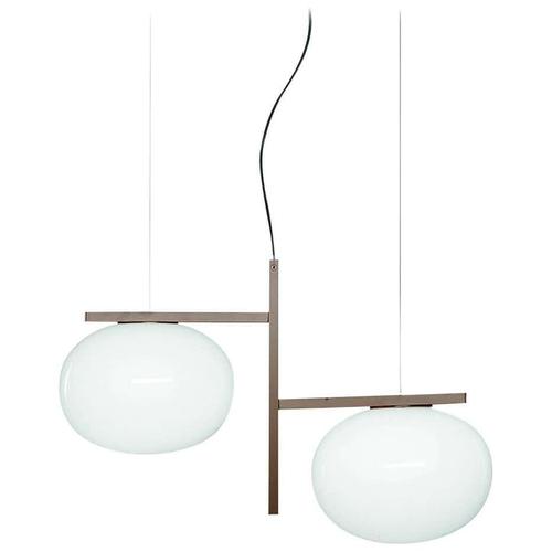 Suspension Lamp in Bronze by Mariana Pellegrino Soto for Oluce For Sale - Image 6 of 7