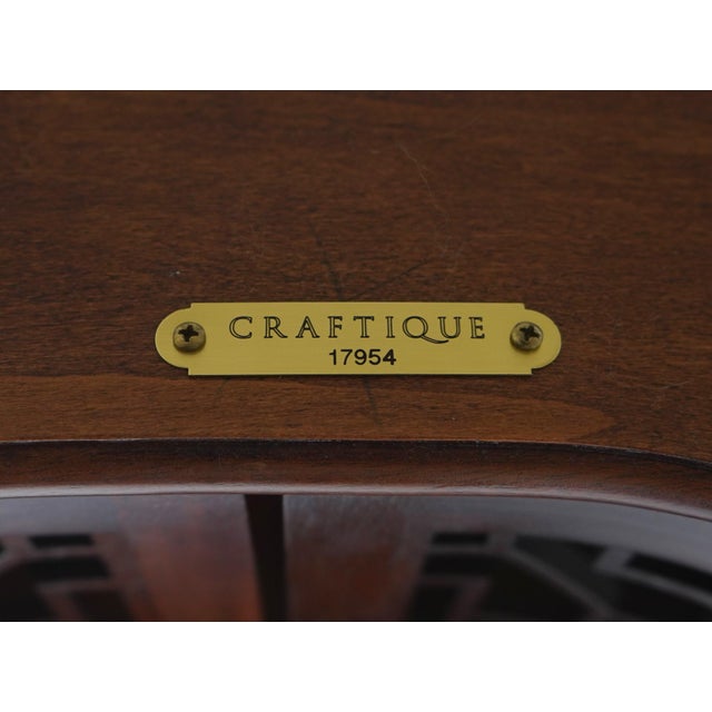 Craftique Mahogany Dropleaf Pembroke Table For Sale - Image 17 of 18