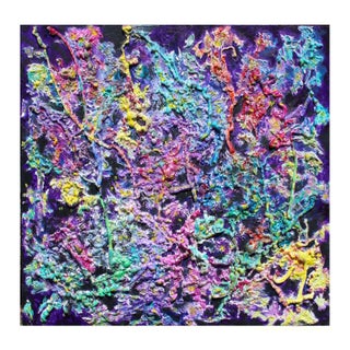 Abstract Composition, 1982, Acrylic on Canvas For Sale