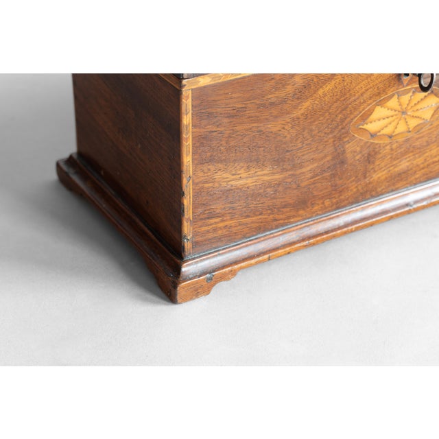 Wood Antique Tea Caddy, 1780 For Sale - Image 7 of 8