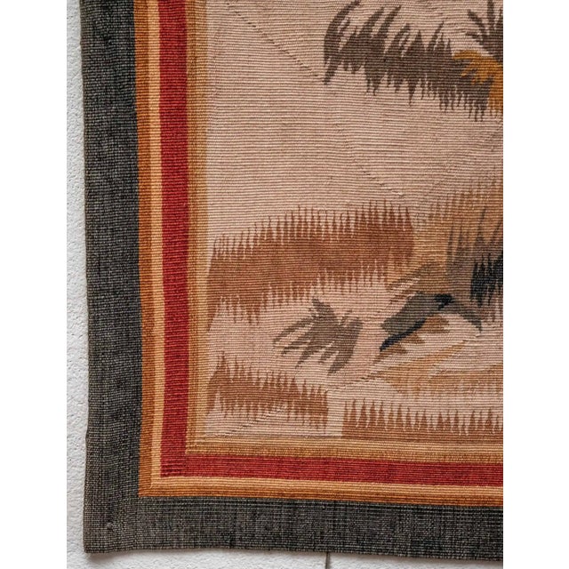 Nobleman on Horseback Gobelin For Sale - Image 6 of 14