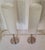 Vintage Table Lamps with Metal Frame and Opaque White Glass Shade, 2000s, Set of 2 For Sale - Image 6 of 7