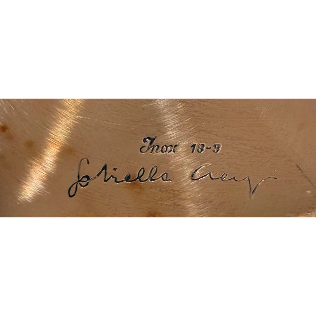 Gabriella Crespi Gabriella Crespi Signed Large Bowl and Tray For Sale - Image 4 of 12