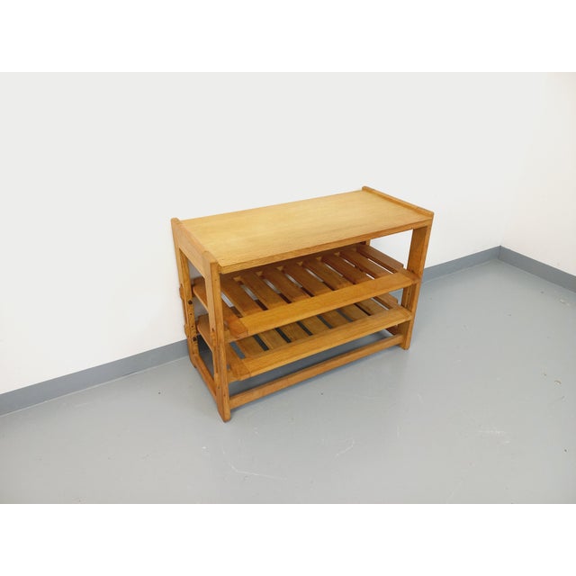 Vintage Open Storage Unit in Oak by Guillerme Et Chambron, 1960s For Sale - Image 18 of 18