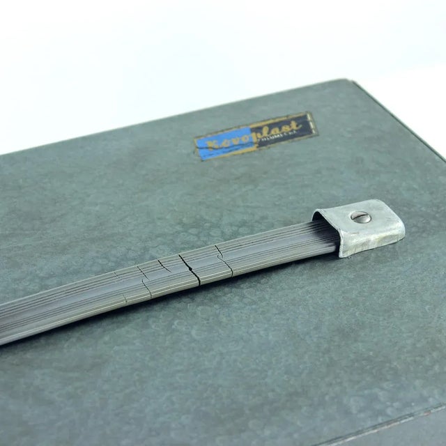 Modern Vintage Steel Safe Deposit Box, Czechoslovakia, 1980s For Sale - Image 3 of 13