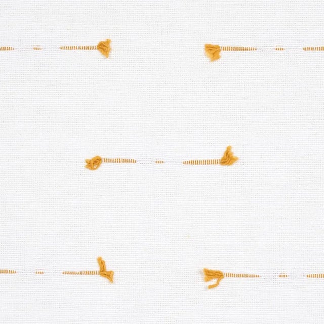 Contemporary Schumacher Teton Fabric In Maize For Sale - Image 3 of 4