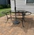 Brown Jordan Roma Table Frame and Weighted Umbrella Base With Canvas Umbrella For Sale - Image 15 of 15
