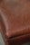 Animal Skin Vintage Brown Ottoman in Sheepskin Leather For Sale - Image 7 of 11
